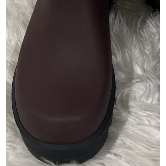 Cougar The Ignite Waterproof Faux Fur Lined Pull On Rubber Boot in Oxblood Sz 9 - Picture 14 of 14